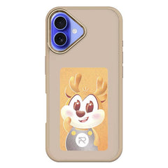 For iPhone 16 E Ink Phone Cover 4-Color Display Pattern Customized Case - TechGearPal
