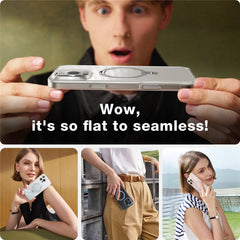 TORRAS For iPhone 16 Pro Max Case Compatible with MagSafe Rotating Kickstand PC+TPU Phone Cover