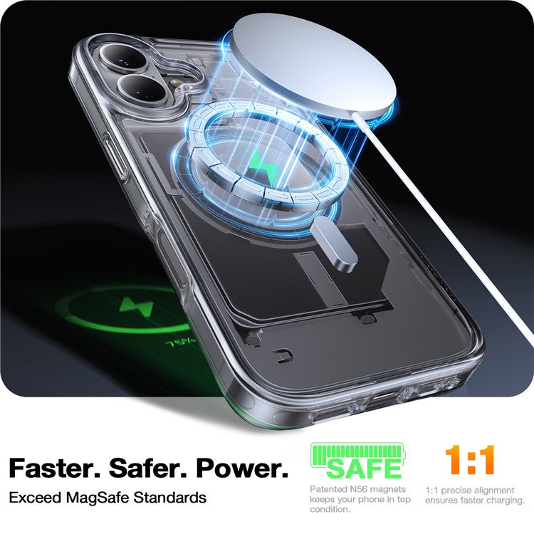 TORRAS For iPhone 16 Plus Case Compatible with MagSafe TPU Phone Cove - TechGearPal