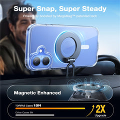 TORRAS For iPhone 16 Plus Case Compatible with MagSafe TPU Phone Cove - TechGearPal