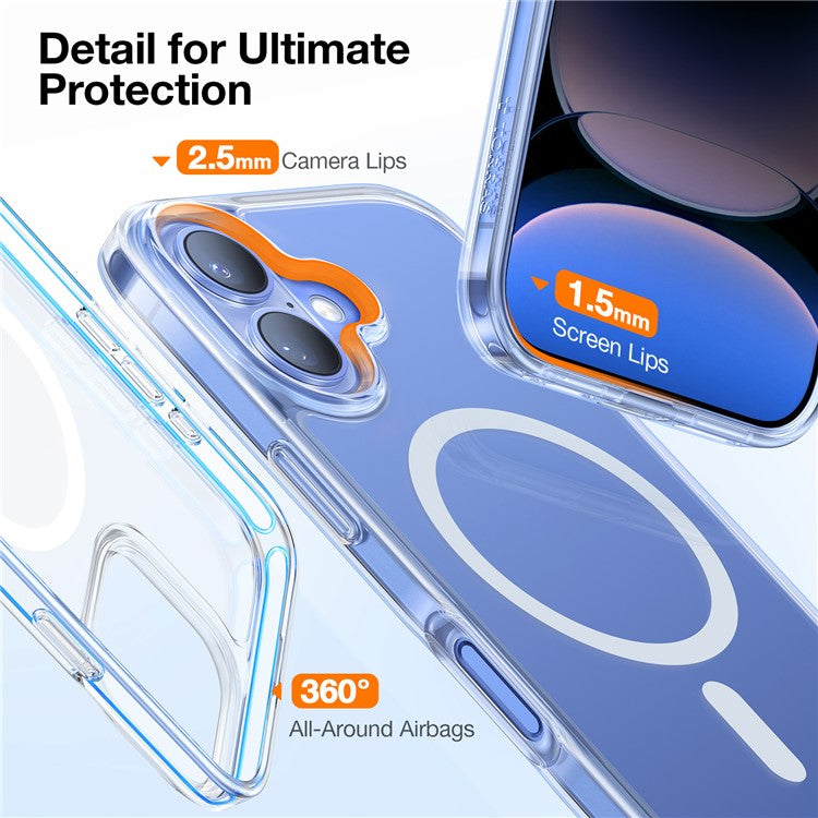 TORRAS For iPhone 16 Plus Case Compatible with MagSafe TPU Phone Cove - TechGearPal
