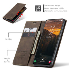 For Samsung Galaxy S24 FE Case CASEME 013 Series Card Holder Stand Leather Phone CoverCaseM - TechGearPal