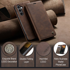 For Samsung Galaxy S24 FE Case CASEME 013 Series Card Holder Stand Leather Phone CoverCaseM - TechGearPal