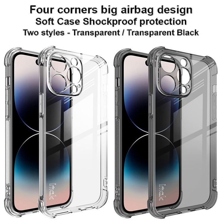 IMAK For iPhone 14 Pro Airbag Reinforced Corner TPU Phone Cover Anti-collision Case - TechGearPal