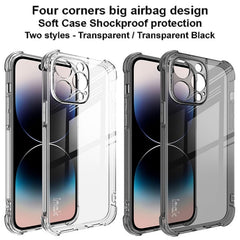 IMAK For iPhone 14 Pro Airbag Reinforced Corner TPU Phone Cover Anti-collision Case - TechGearPal