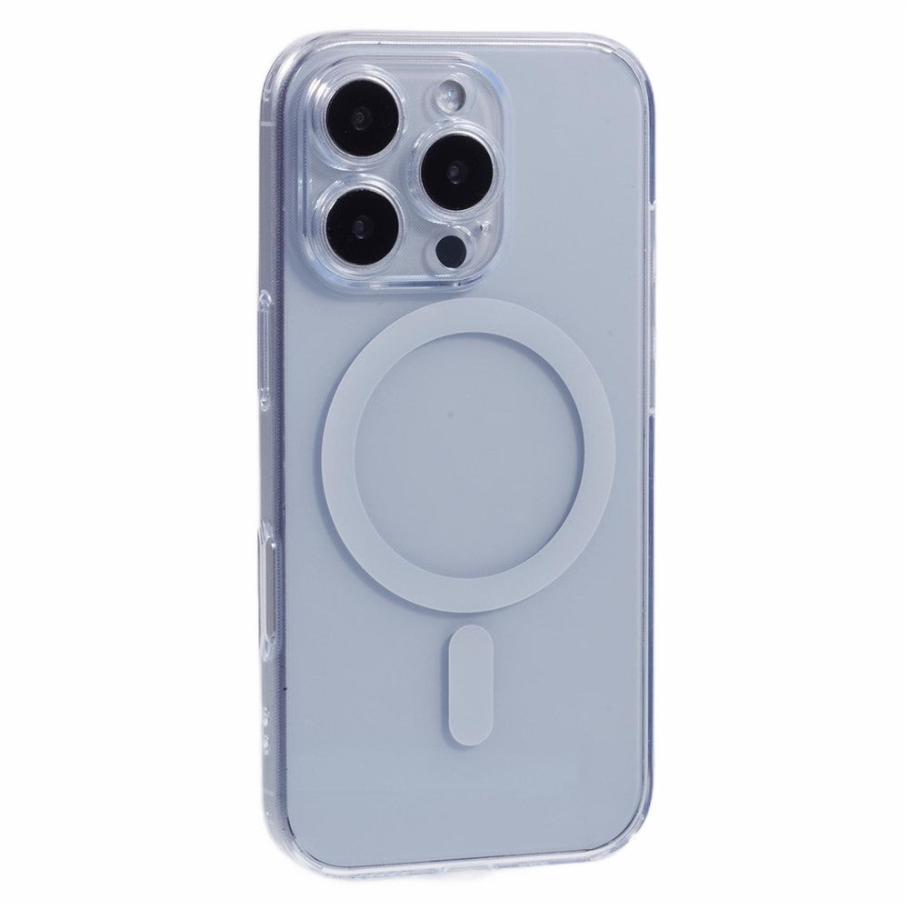 JAUCASE For iPhone 16 Pro Max Case Compatible with MagSafe PC+TPU Crystal Clear Phone Cover