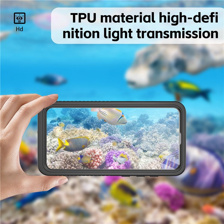 REDPEPPER FS Series For Samsung Galaxy S24 FE Case IP68 Waterproof Clear Back Panel Phone Cover - TechGearPal