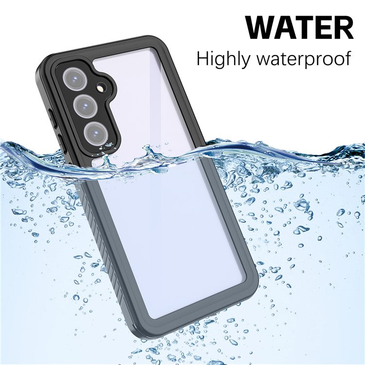 REDPEPPER FS Series For Samsung Galaxy S24 FE Case IP68 Waterproof Clear Back Panel Phone Cover - TechGearPal