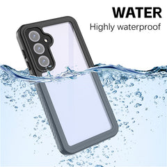 REDPEPPER FS Series For Samsung Galaxy S24 FE Case IP68 Waterproof Clear Back Panel Phone Cover - TechGearPal