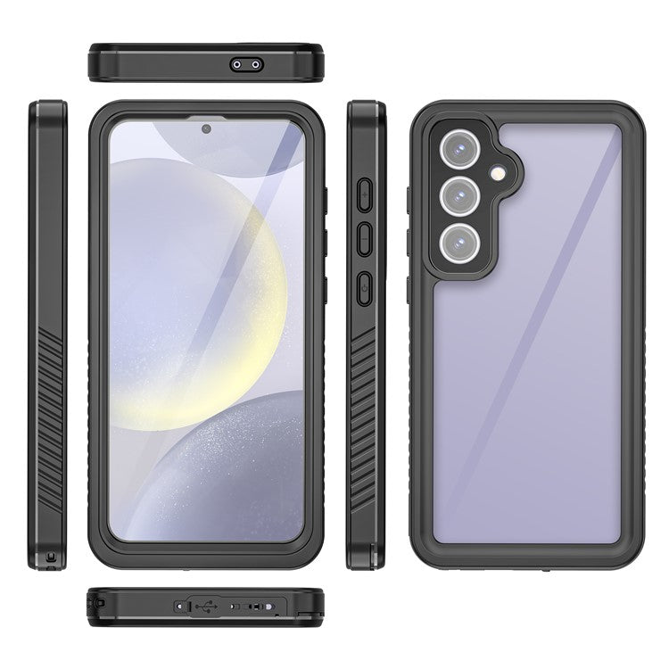 REDPEPPER FS Series For Samsung Galaxy S24 FE Case IP68 Waterproof Clear Back Panel Phone Cover - TechGearPal