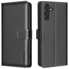 Étui portefeuille en cuir BINFEN COLOR BF32 pour Samsung Galaxy A36 5G avec blocage RFID 