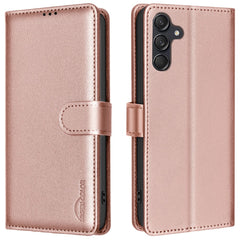 Étui portefeuille en cuir BINFEN COLOR BF32 pour Samsung Galaxy A36 5G avec blocage RFID 