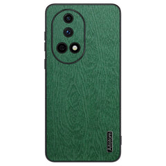 For Huawei nova 13 Case Wood Texture PU Leather Coated PC+TPU Phone Cover