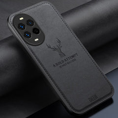 Coque hybride en cuir PU pour Huawei Nova 13 Pro 5G, motif cerf, texture tissu 