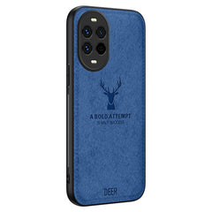 Coque hybride en cuir PU pour Huawei Nova 13 Pro 5G, motif cerf, texture tissu 