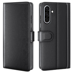 For Samsung Galaxy A36 5G / A56 5G Case Genuine Split Leather Phone Cover with Wallet Stand