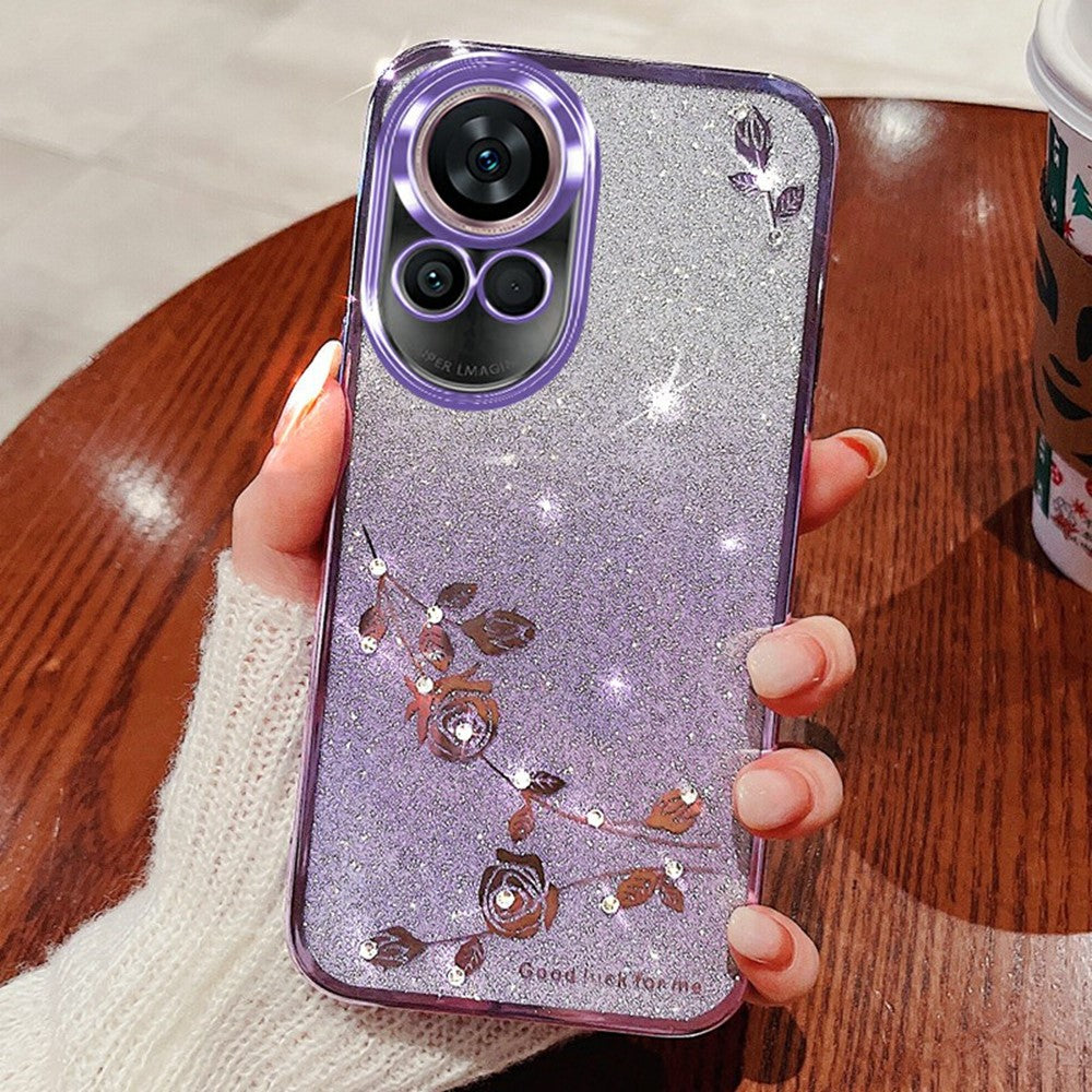 Coque KADEM pour Huawei Nova 13, motif floral, en TPU, souple et dégradé 