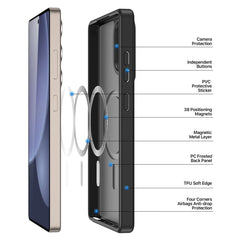 For Samsung Galaxy S25 Ultra Case DUX DUCIS Yind Series PC+TPU Phone Cover Compatible with MagSafe
