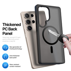 For Samsung Galaxy S25 Ultra Case DUX DUCIS Yind Series PC+TPU Phone Cover Compatible with MagSafe