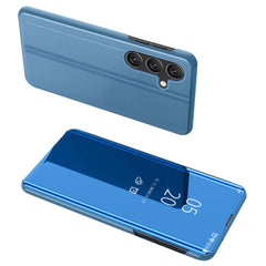Für Samsung Galaxy S25 Hülle Sichtfenster Ständer Leder Flip Phone Cover 