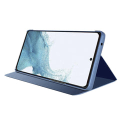 Für Samsung Galaxy S25 Hülle Sichtfenster Ständer Leder Flip Phone Cover 