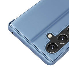 Für Samsung Galaxy S25 Hülle Sichtfenster Ständer Leder Flip Phone Cover 