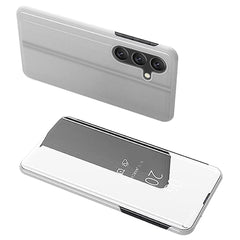 Für Samsung Galaxy S25 Hülle Sichtfenster Ständer Leder Flip Phone Cover 