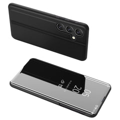 Für Samsung Galaxy S25 Hülle Sichtfenster Ständer Leder Flip Phone Cover 