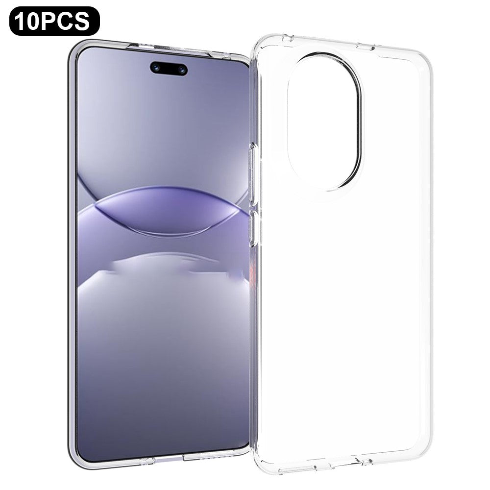 Lot de 10 coques transparentes en TPU pour Huawei Nova 13 Pro 5G, sans filigrane 