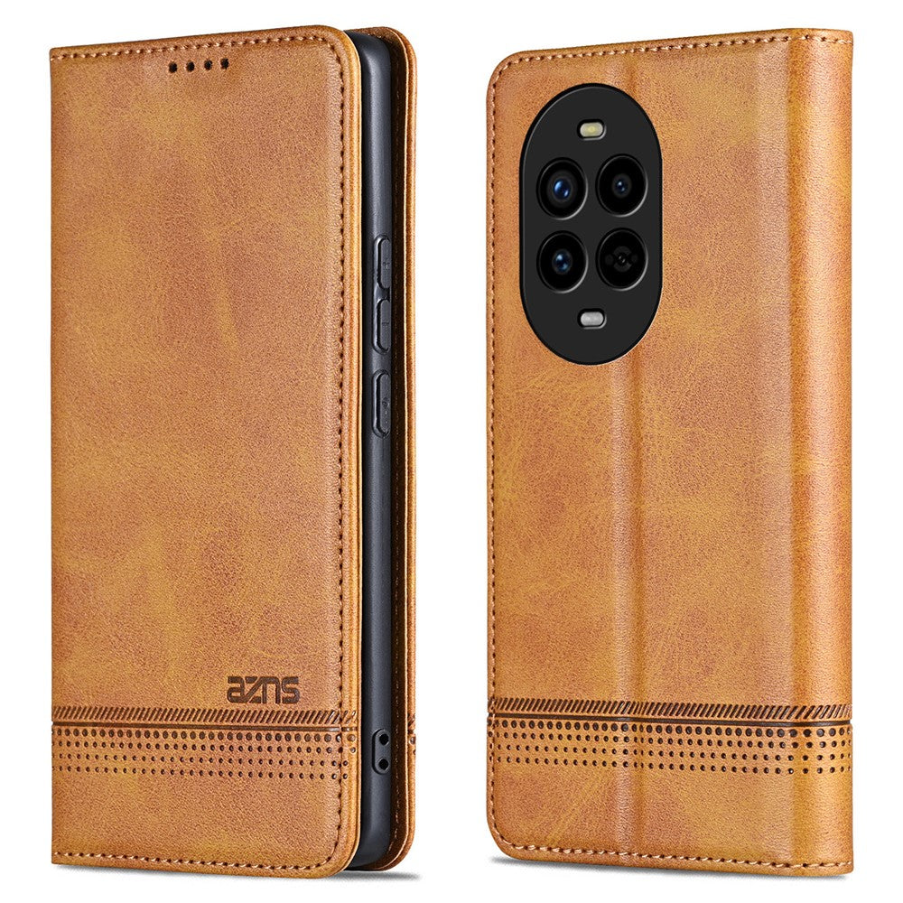 Étui portefeuille AZNS en cuir PU pour Huawei Nova 13 Pro 5G, texture peau de vache 