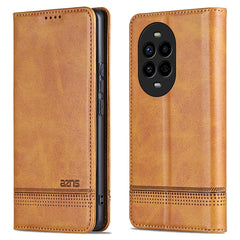 Étui portefeuille AZNS en cuir PU pour Huawei Nova 13 Pro 5G, texture peau de vache 