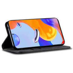Coque en cuir anti-rayures pour Huawei Nova 13 Pro 5G, texture jean, support 
