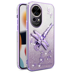 KADEM For Huawei nova 13 Case Dragonfly Kickstand TPU Flowers Glitter Phone Cover