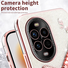 Coque KADEM pour Huawei Nova 13 Pro 5G, motif libellule, béquille, TPU, fleurs, paillettes 