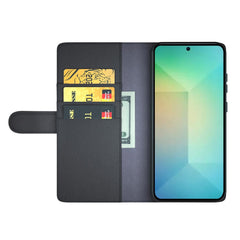 For Samsung Galaxy S25 Case Genuine Split Leather Phone Cover with Wallet Stand