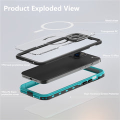 REDPEPPER Dot+ Series For iPhone 15 Plus Phone Case Compatible with MagSafe IP68 Waterproof Clear Phone Cove - TechGearPal