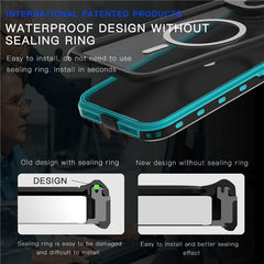 REDPEPPER Dot+ Series For iPhone 15 Plus Phone Case Compatible with MagSafe IP68 Waterproof Clear Phone Cove - TechGearPal