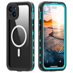 REDPEPPER Dot+ Series For iPhone 15 Plus Phone Case Compatible with MagSafe IP68 Waterproof Clear Phone Cove - TechGearPal