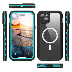 REDPEPPER Dot+ Series For iPhone 15 Plus Phone Case Compatible with MagSafe IP68 Waterproof Clear Phone Cove - TechGearPal