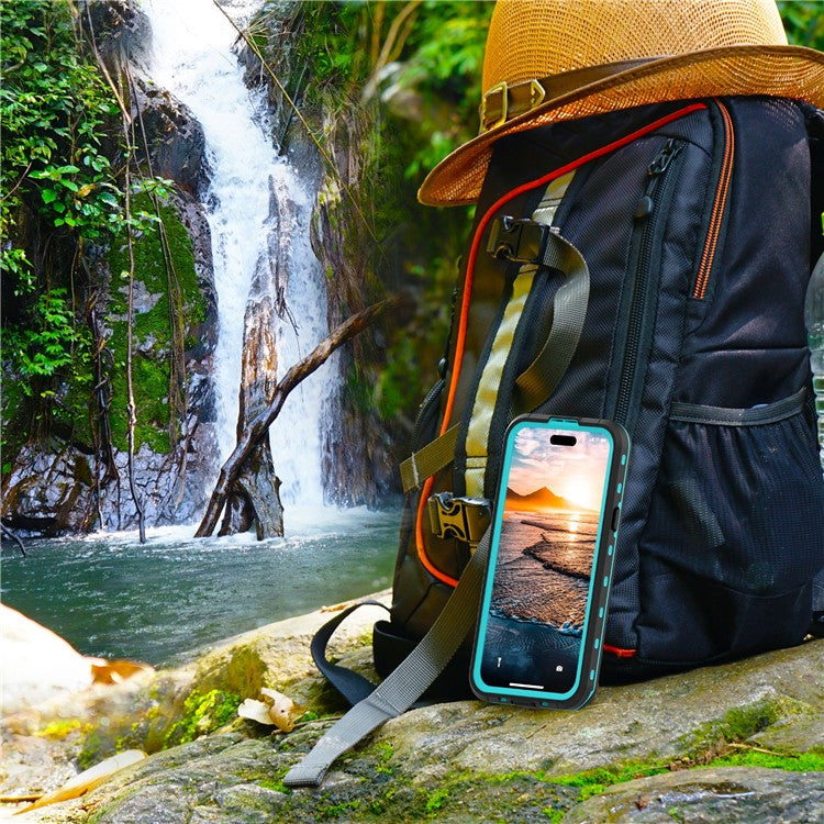 REDPEPPER Dot+ Series For iPhone 15 Plus Phone Case Compatible with MagSafe IP68 Waterproof Clear Phone Cove - TechGearPal
