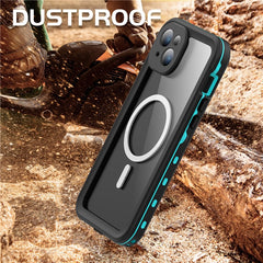 REDPEPPER Dot+ Series For iPhone 15 Plus Phone Case Compatible with MagSafe IP68 Waterproof Clear Phone Cove - TechGearPal