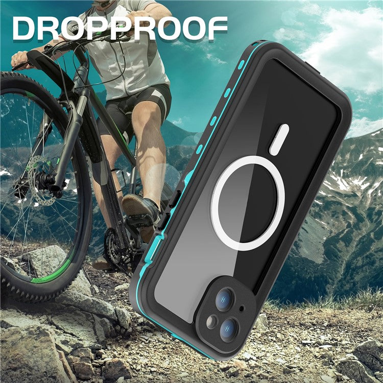 REDPEPPER Dot+ Series For iPhone 15 Plus Phone Case Compatible with MagSafe IP68 Waterproof Clear Phone Cove - TechGearPal