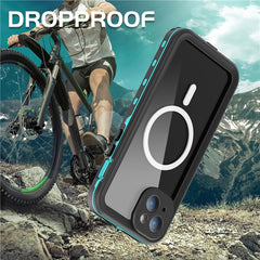 REDPEPPER Dot+ Series For iPhone 15 Plus Phone Case Compatible with MagSafe IP68 Waterproof Clear Phone Cove - TechGearPal