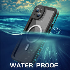 REDPEPPER Dot+ Series For iPhone 15 Plus Phone Case Compatible with MagSafe IP68 Waterproof Clear Phone Cove - TechGearPal