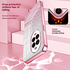 Für Huawei nova 13 Pro 5G Hülle Galvanik Gradient Glitter TPU Telefonabdeckung 