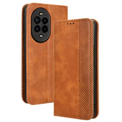 For Huawei nova 13 Pro 5G Leather Case Wallet Stand Retro Texture Phone Cover