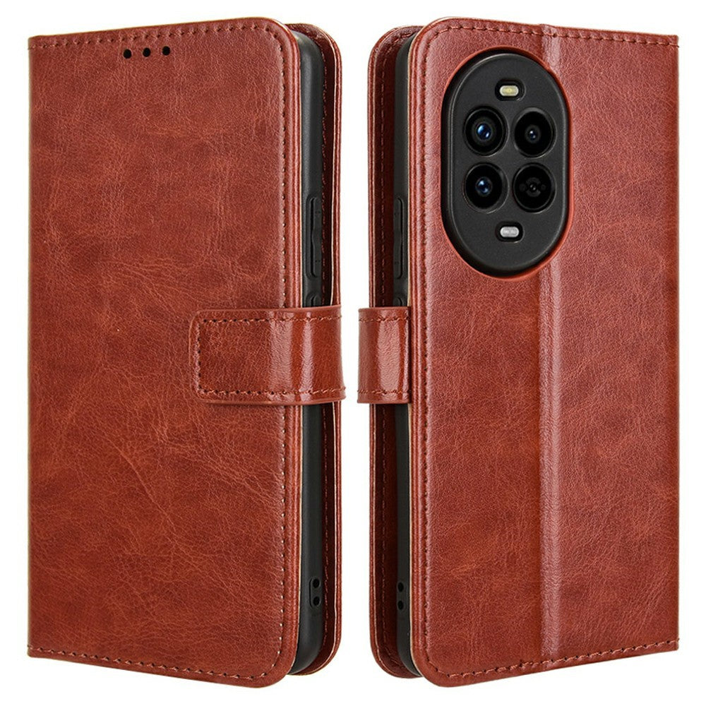 For Huawei nova 13 Pro 5G Case Crazy Horse Texture PU Leather Phone Wallet Cover