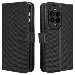 Coque portefeuille en cuir PU pour Huawei Nova 13 Pro 5G, motif diamant 