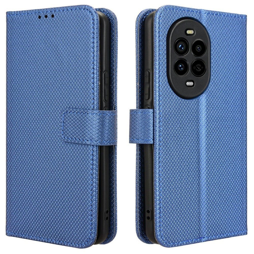 Coque portefeuille en cuir PU pour Huawei Nova 13 Pro 5G, motif diamant 