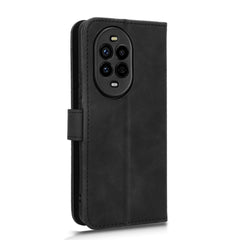 Étui portefeuille en cuir à rabat pour Huawei Nova 13 Pro 5G, effet peau de pêche, anti-chute 